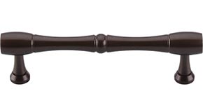 Top Knobs Cabinet Hardware Nouveau Bamboo D Pull 3 3-4"(c-c) - Oil Rubbed Bronze - cabinetknobsonline