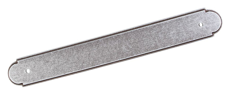 Top Knobs Cabinet Hardware Appliance Pull Plain Back Plate 12" (c-c) - Pewter - cabinetknobsonline