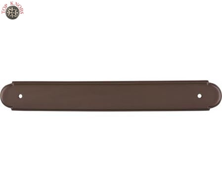 Top Knobs Cabinet Hardware Appliance Pull Plain Back Plate 12" (c-c) - Oil Rubbed Bronze - cabinetknobsonline