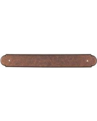 Top Knobs Cabinet Hardware Appliance Pull Plain Back Plate 12" (c-c) - Old English Copper - cabinetknobsonline