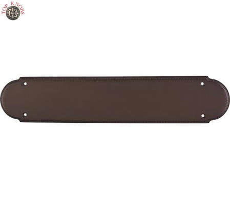 Top Knobs Cabinet Hardware Appliance Pull Beaded Push Plate - Oil Rubbed Bronze - cabinetknobsonline