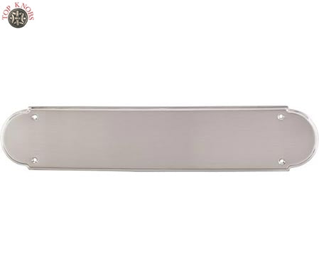Top Knobs Cabinet Hardware Appliance Pull Plain Push Plate - Brushed Satin Nickel - cabinetknobsonline