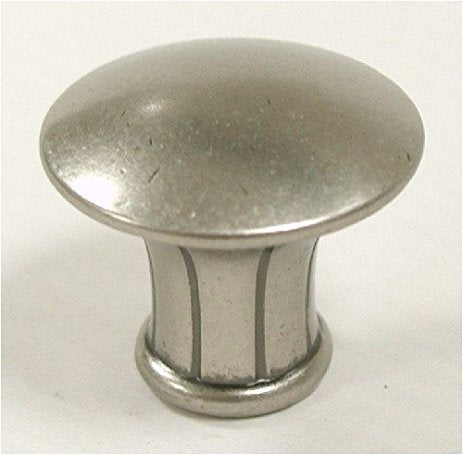 Top Knobs Cabinet Hardware Edwardian Collection  Lund Knob 1 1-4" - Pewter Antique - cabinetknobsonline