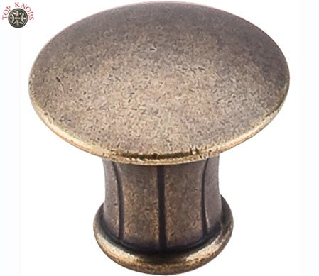 Top Knobs Cabinet Hardware Edwardian Collection  Lund Knob 1 1-4" - German Bronze - cabinetknobsonline