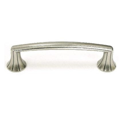 Top Knobs Cabinet Hardware Edwardian Collection Rue Pull 3 3-4" (c-c) - Pewter Antique - cabinetknobsonline