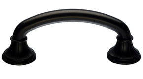 Top Knobs Cabinet Hardware Edwardian Collection Lund  Pull 3" (c-c) - Oil Rubbed Bronze - cabinetknobsonline