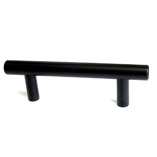 Top Knobs Cabinet Hardware  Hopewell Bar Pull 3 " (c-c) - Flat Black - cabinetknobsonline