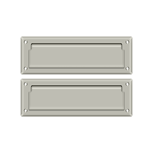 Deltana Architectural Hardware Door Accessories Mail Slot 8 7-8" with Back Plate each - cabinetknobsonline