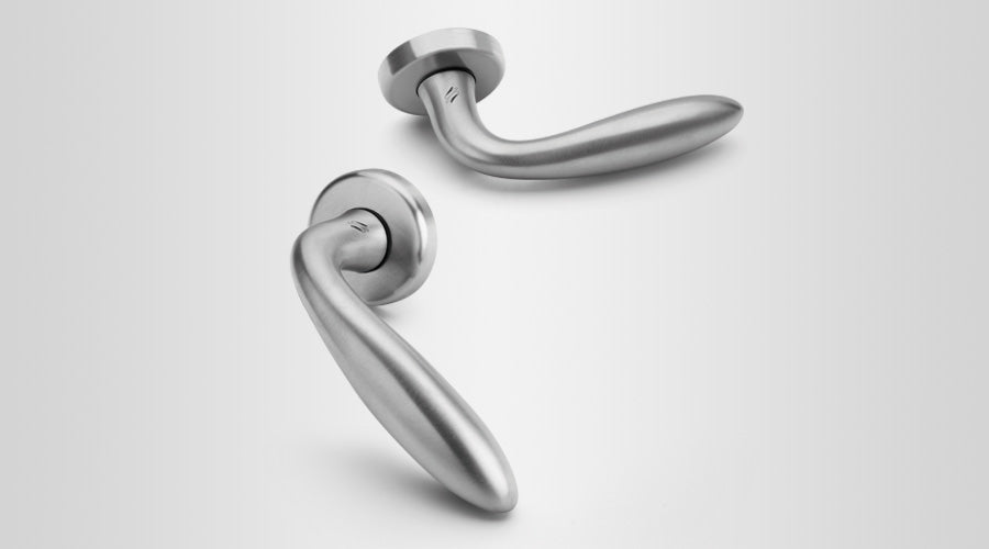 Colombo Design Door Lever Mach Handle CD81NA-Passage - cabinetknobsonline