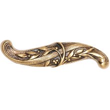 Notting Hill Cabinet Pull Chelsea 24K Satin Gold3" x 3-4" - cabinetknobsonline