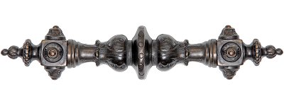 Notting Hill Cabinet Hardware Portobello Road (Plain) Dark Brass 6-3-8" x 1-1-4" - cabinetknobsonline