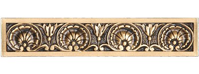 Notting Hill Cabinet Hardware Kensington  24K Satin Gold 5-3-16" x 1" - cabinetknobsonline