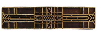 Notting Hill Cabinet Pull Prairie Tulips Antique Brass  3-3-4" x 7-8" - cabinetknobsonline