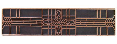 Notting Hill Cabinet Pull Prairie Tulips Antique Copper  3-3-4" x 7-8" - cabinetknobsonline