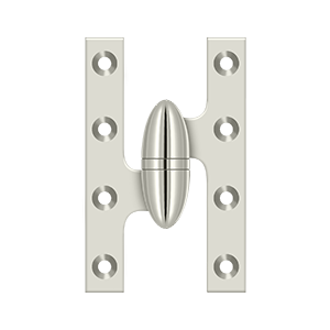 Deltana Architectural Hardware Specialty Solid Brass Hinges & Finials 5" x 3 1-4" Hinge each - cabinetknobsonline