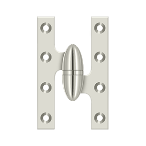 Deltana Architectural Hardware Specialty Solid Brass Hinges & Finials 5" x 3 1-4" Hinge each - cabinetknobsonline