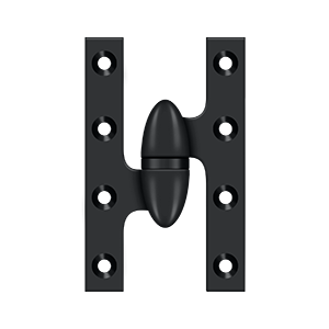 Deltana Architectural Hardware Specialty Solid Brass Hinges & Finials 5" x 3 1-4" Hinge each - cabinetknobsonline