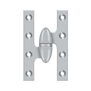 Deltana Architectural Hardware Specialty Solid Brass Hinges & Finials 5" x 3 1-4" Hinge each - cabinetknobsonline