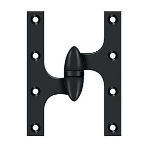 Deltana Architectural Hardware Specialty Solid Brass Hinges & Finials 6" x 4 1-2" Hinge each - cabinetknobsonline