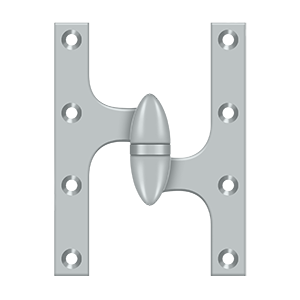 Deltana Architectural Hardware Specialty Solid Brass Hinges & Finials 6" x 4 1-2" Hinge each - cabinetknobsonline