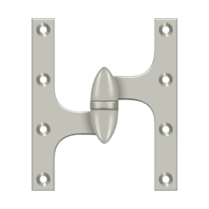 Deltana Architectural Hardware Specialty Solid Brass Hinges & Finials 6" x 5" Hinge each - cabinetknobsonline