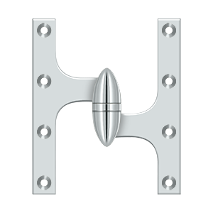 Deltana Architectural Hardware Specialty Solid Brass Hinges & Finials 6" x 5" Hinge each - cabinetknobsonline