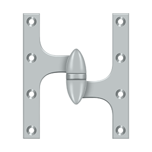 Deltana Architectural Hardware Specialty Solid Brass Hinges & Finials 6" x 5" Hinge each - cabinetknobsonline