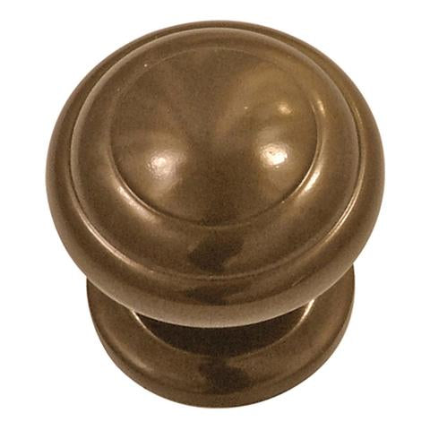Hickory Hardware Cabinet Knobs and Pulls Knob, 1-1--4" Dia-Veneti Bronze - cabinetknobsonline