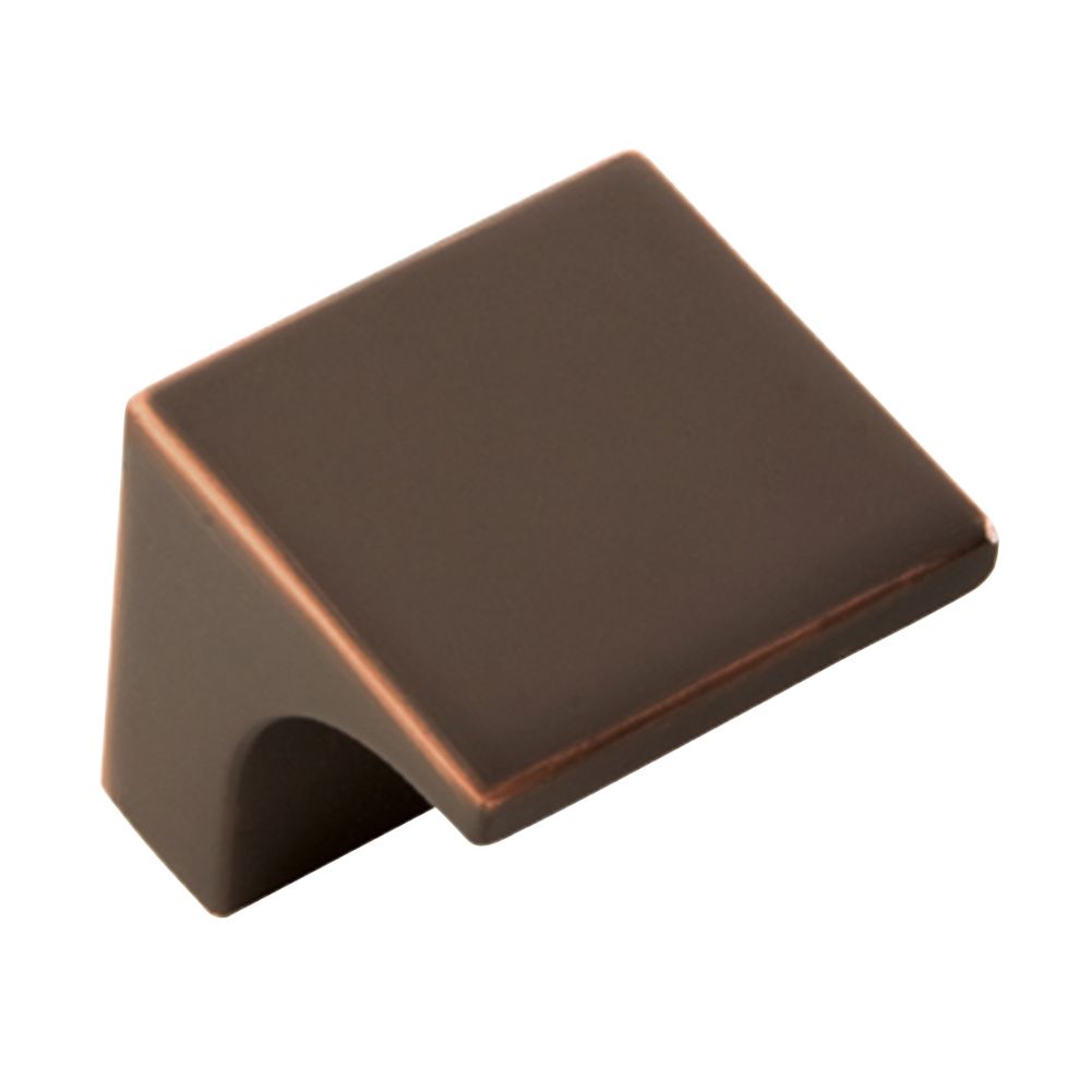Hickory Hardware Cabinet Knobs and Pulls Knob, 1-5-16" Sq Oil Rubbed Bronze - cabinetknobsonline