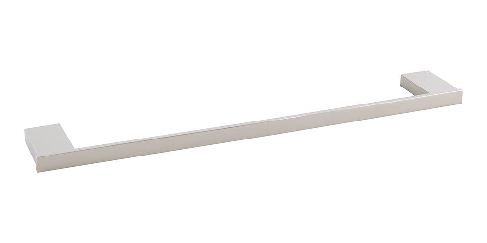 ATLAS HOMEWARES CABINET HARDWARE PARKER TOWEL BAR 450 MM CC POLISHED NICKEL - cabinetknobsonline