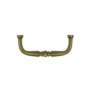 Deltana Architectural Hardware Knobs & Pulls Wire Pull, Traditional, 3" each - cabinetknobsonline