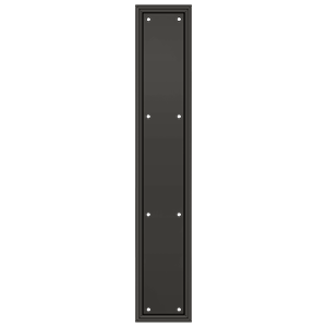 Deltana Architectural Hardware Knobs & Pulls Framed Push Plate, HD, 3 1-2"x 20" each - cabinetknobsonline