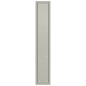 Deltana Architectural Hardware Knobs & Pulls Framed Push Plate, HD, 3 1-2"x 20" each - cabinetknobsonline