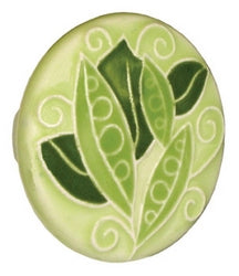 Acorn Manufacturing Cabinet Knob Large Round Green Peas in Pods - cabinetknobsonline