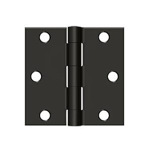 Deltana Architectural Hardware Steel & Stainless Steel Hinges 3"x 3" Square Hinge pair - cabinetknobsonline