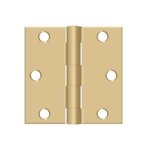 Deltana Architectural Hardware Steel & Stainless Steel Hinges 3"x 3" Square Hinge pair - cabinetknobsonline