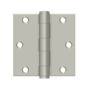 Deltana Architectural Hardware Steel & Stainless Steel Hinges 3 1-2"x 3 1-2" Square Hinge, HD pair - cabinetknobsonline