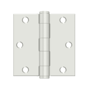 Deltana Architectural Hardware Steel & Stainless Steel Hinges 3 1-2"x 3 1-2" Square Hinge, HD pair - cabinetknobsonline