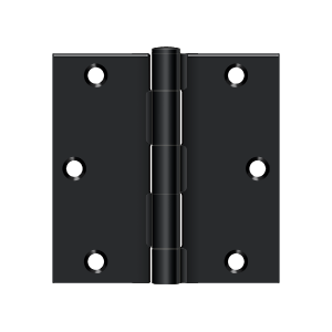 Deltana Architectural Hardware Steel & Stainless Steel Hinges 3 1-2"x 3 1-2" Square Hinge pair - cabinetknobsonline