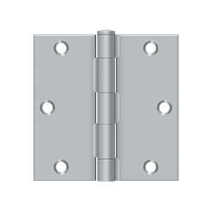 Deltana Architectural Hardware Steel & Stainless Steel Hinges 3 1-2"x 3 1-2" Square Hinge pair - cabinetknobsonline