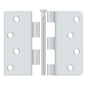 Deltana Architectural Hardware Steel & Stainless Steel Hinges 4"x 4"x 1-4"x SQ Hinge pair - cabinetknobsonline