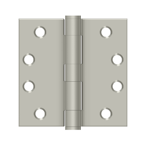 Deltana Architectural Hardware Steel & Stainless Steel Hinges 4"x 4" Square Hinge, HD pair - cabinetknobsonline