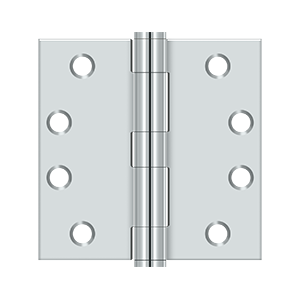 Deltana Architectural Hardware Steel & Stainless Steel Hinges 4"x 4" Square Hinge, HD pair - cabinetknobsonline