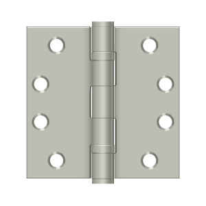 Deltana Architectural Hardware Steel & Stainless Steel Hinges 4" x 4" Square Hinge, HD, Ball Bearings pair - cabinetknobsonline