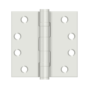 Deltana Architectural Hardware Steel & Stainless Steel Hinges 4" x 4" Square Hinge, HD, Ball Bearings pair - cabinetknobsonline