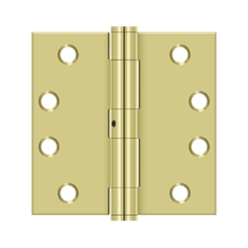 Deltana Architectural Hardware Steel & Stainless Steel Hinges 4"x 4" Square Hinge, HD pair - cabinetknobsonline