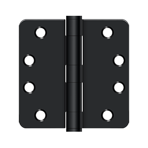 Deltana Architectural Hardware Steel & Stainless Steel Hinges 4"x 4"x 1-4" Radius Hinge, HD pair - cabinetknobsonline