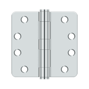 Deltana Architectural Hardware Steel & Stainless Steel Hinges 4"x 4"x 1-4" Radius Hinge, HD pair - cabinetknobsonline