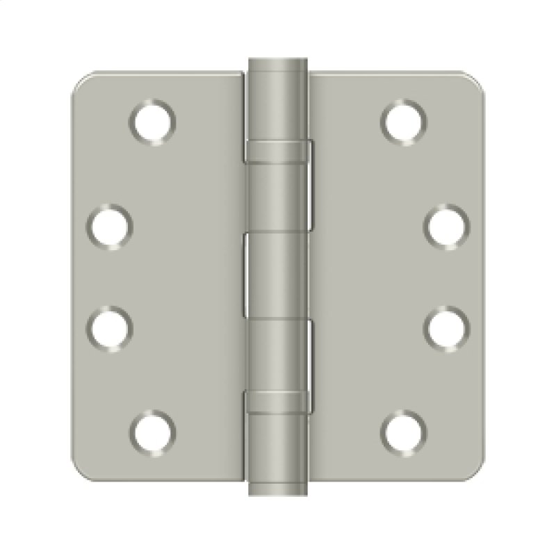 Deltana Architectural Hardware Steel & Stainless Steel Hinges 4" x 4" x 1-4" Radius Hinge, HD, Ball Bearings pair - cabinetknobsonline