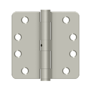 Deltana Architectural Hardware Steel & Stainless Steel Hinges 4"x 4"x 1-4" Radius Hinge, HD pair - cabinetknobsonline